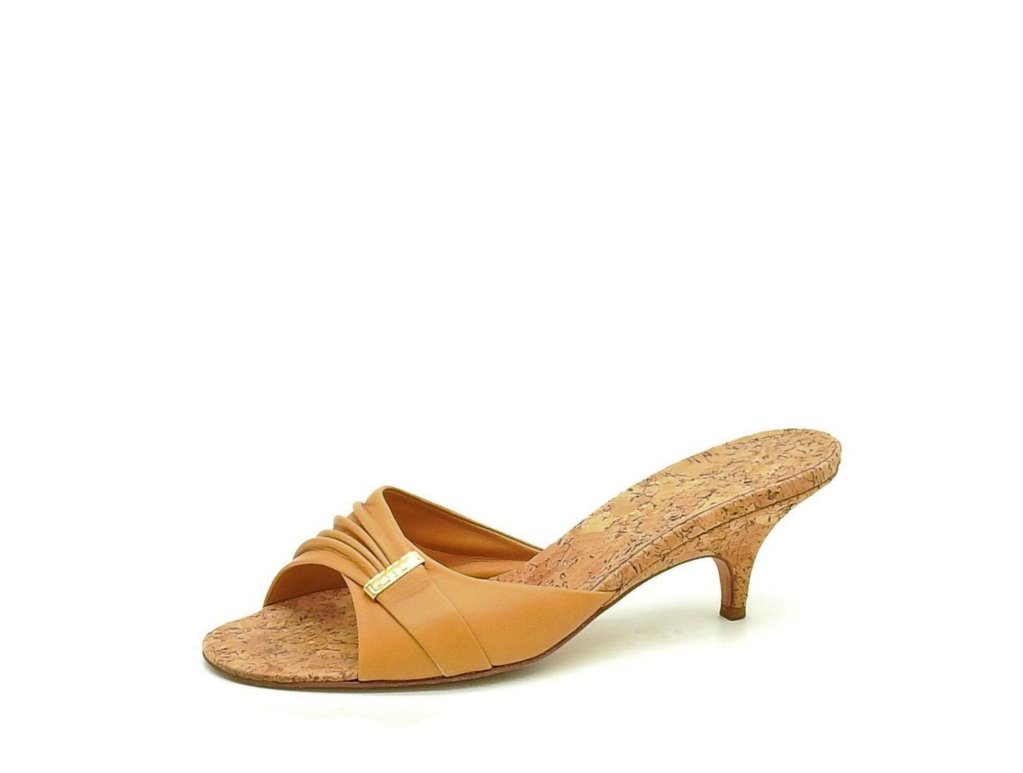 Cork & Leather Mules <br /> Size: 40